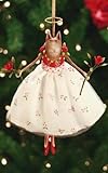 Patience Brewster Grace Rose Cat Ornament - Krinkles Christmas Décor New 08-30556