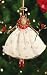 Patience Brewster Grace Rose Cat Ornament - Krinkles Christmas Décor New 08-30556