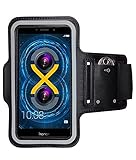 Grâce au film de protection, la sacoche de jogging offre une vision optimale sur votre smartphone. En outre, la housse de course dispose également d'un compartiment pour clés et de réflecteurs pour rester visible même dans des conditions de faible luminosité.