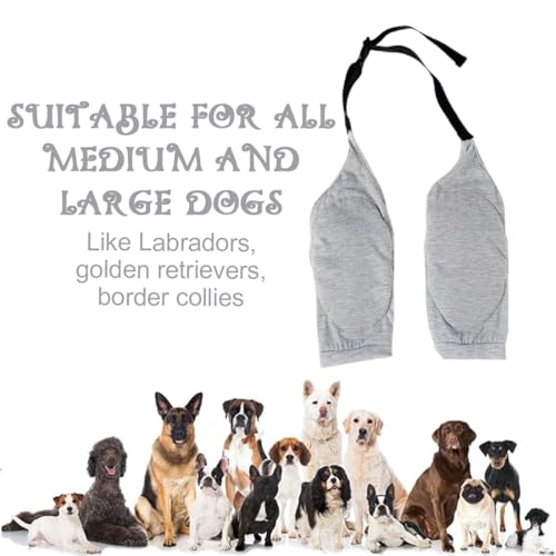 Hundebeinschutz, Ellenbogenbandage Hund, Ellenbogenschutz für Hunde, Hund Recovery Sleeve für Vorderbeine, Ellenbogenbandage Ellbogenschoner für Kleine, Mittelgroße und Große Hunde