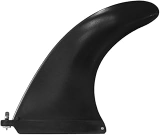 Veemoon 1pc Surf Board Tail Rudder Fin Mounting Points Surfboard Accessories Black Marine Individual Big Fish Longboard Single Fins Simple Surfboard Fin Inflatable Boat Tail Rudder