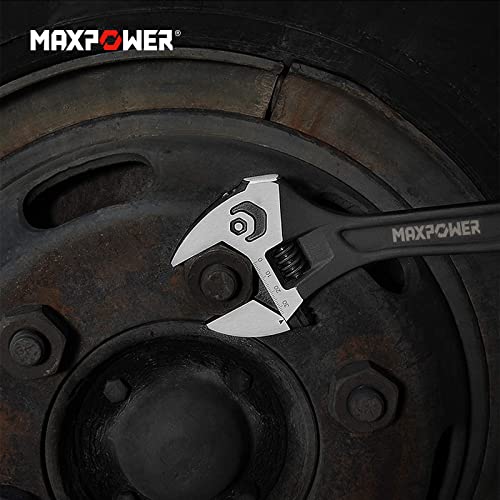 Maxpower Adjustable Wrench 12-Inch And Water Pump Pliers Set 12" 10" 7" #TOP2