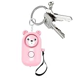 Personal Alarm Safe Personal Alarm For Women Alarm With LED Flashlight Defense Keychain Reusable Loud Siren Song Emergencys -Defense Security Alarm