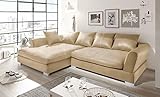 ledercouch schwarz schlaffunktion Kunstleder Reboz Big Sofa Ecksofa Kunstleder Ausrichtungen