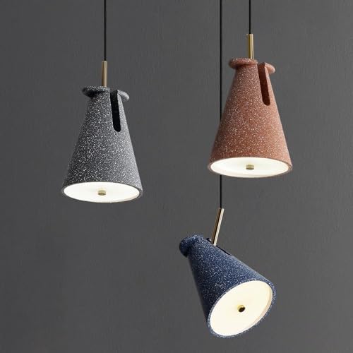 Lámpara de cemento para isla de cocina y barra americana en estilo nórdico 8