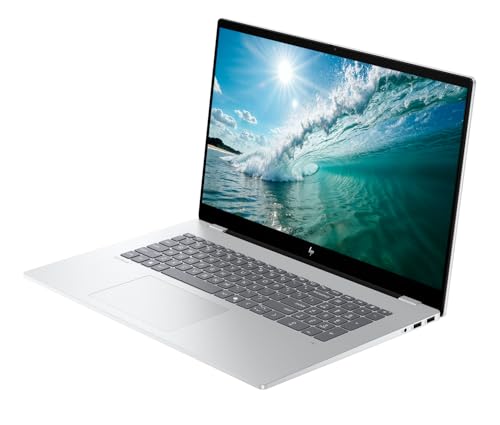 Image of HP OmniBook 7, 17.3 inch FHD Touchscreen Next Gen AI Business Laptop Computer, Intel Core Ultra 5 226V (>i7-1355U), 16GB RAM 512GB SSD, Windows 11 Pro, Backlit Keyboard, Thunderbolt 4, Glacier Silver