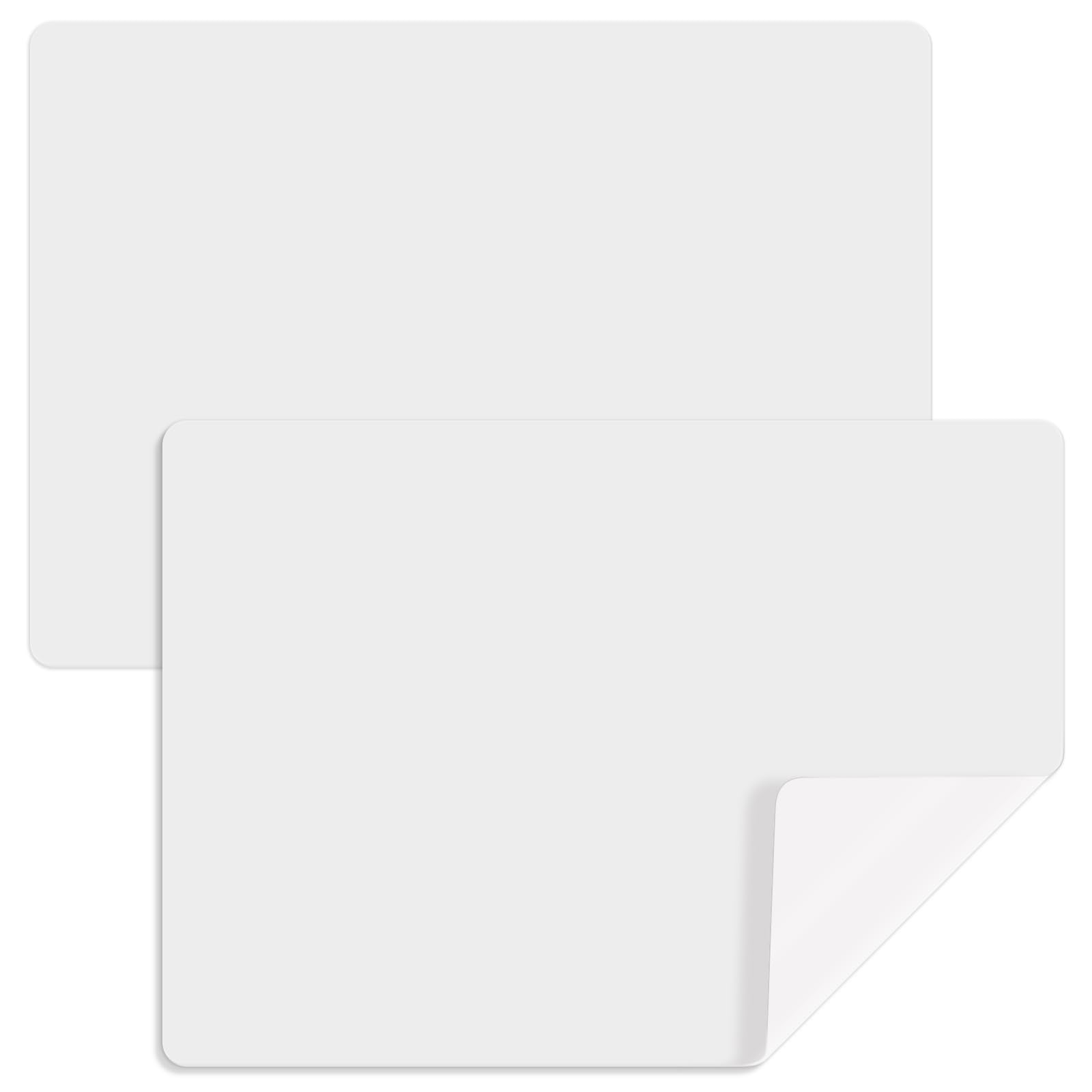 Tapete Silicona Manualidades, 2 Piezas 70x50cm Mantel Silicona para Resina Epoxi, Antideslizante y Antiadherente, Tapete para Manualidades, Pintar Niños (Semitransparente)