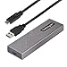 Produktbild StarTech.com USB-C M.2 Externes Gehäuse für NVMe und SATA M.2 - USB-C/USB-A auf M.2 NVMe/SATA SSD - 10Gbit/s, M/B+M key - 2230/2242/2260/2280 - Aluminiumgehäuse - werkzeuglos (M2-USB-C-NVME-SATA)