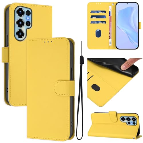 �X�}�z�P�[�X �Ή��@�� for Doogee Note 56X / Note 56X Pro �t���b�v�X�^���h�J�[�h�X���b�g [PU���U�[ + �V�F��] Yellow