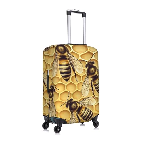 Housse de protection élastique pour valises Bees2 Noir S - 2
