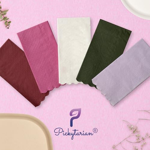 Servilletas desechables compostables 16x16 | Paquete de 50 servilletas de 3 capas para eventos 5