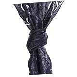  Cabilock Rideaux Voilages Tulle Transparent avec Motifs De Écrans De Fenêtre pour Salon Et Chambre Noir