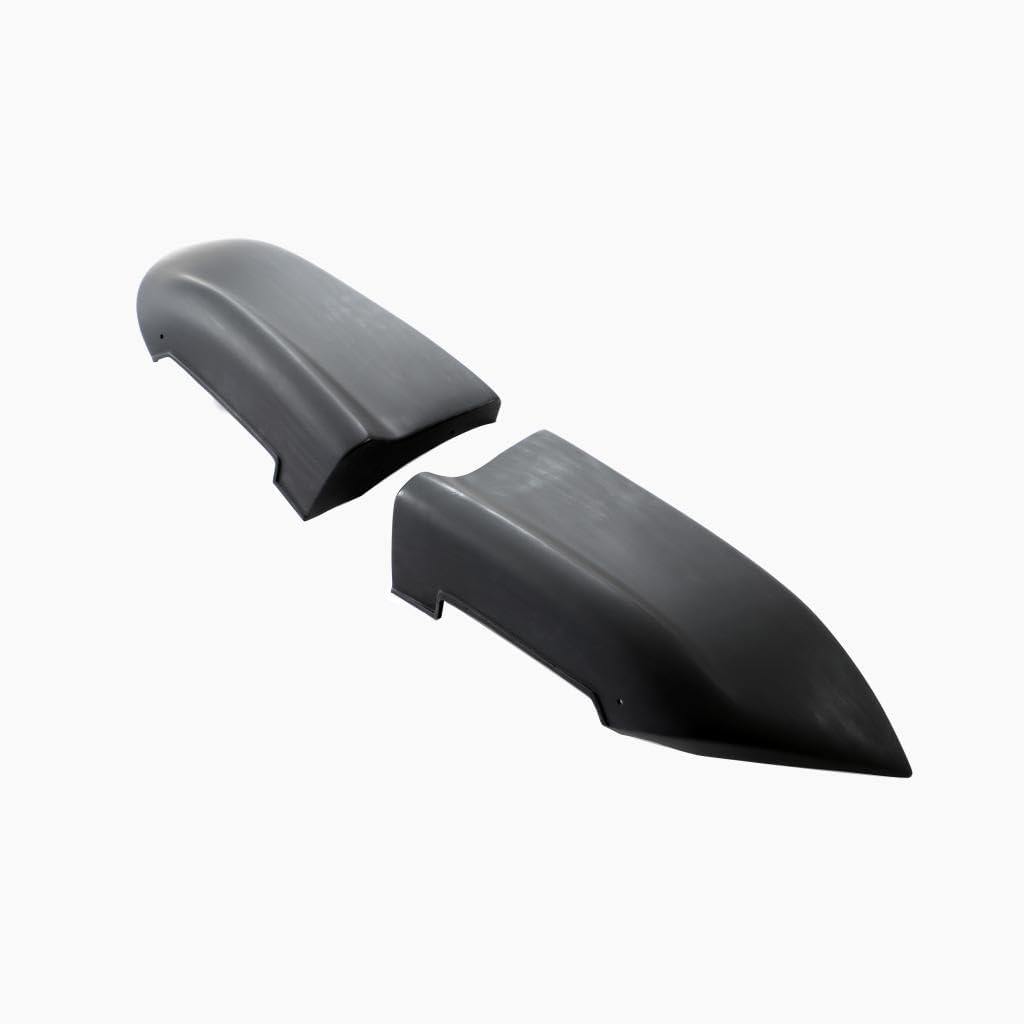 MCARCAR KIT Rear Bumper Splitter fits Mazda 3 Axela Sedan 2006-2010 Customized Unpainted Primer Polyurethane PU Moulding Upper Spoiler Winglets Vents Cover Flaps