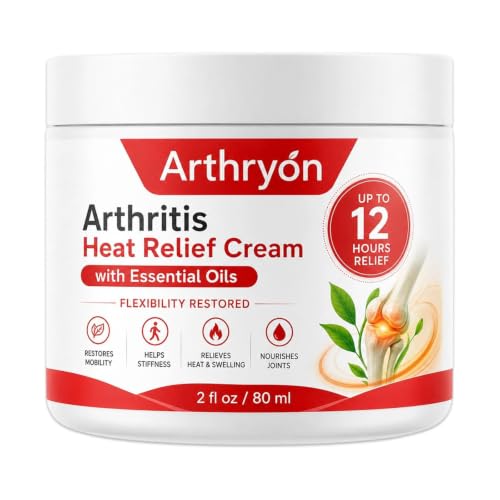 Arthryon Arthritis Cream, Heat Relief Cream, Suitable for Hands, Elbows and Knees