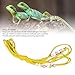 Lizard Leash, Hamster Leash, Comfortable Nylon, , Abrasion Resistant, Versatile Adjustable, for Small Animal Training (Yellow)