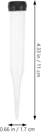 Miniatura 2 de 50 tubos de agua florales con púas de anclaje, tubo de nutrición de flores de plástico, tallos de flores, tubos de agua para flores frescas