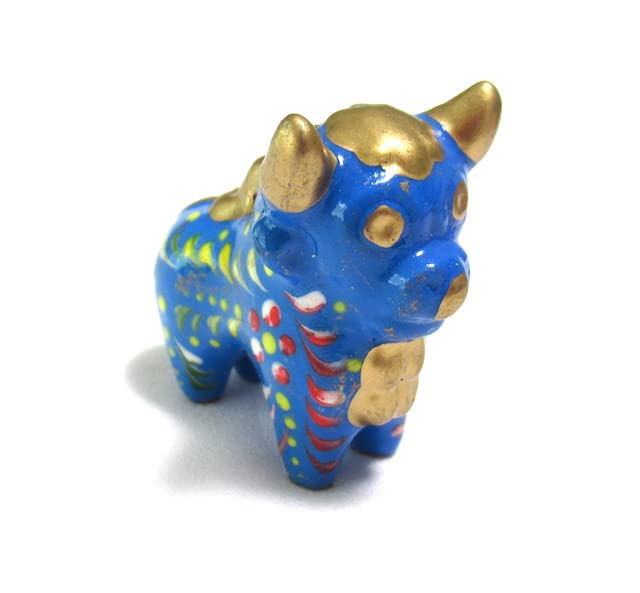 Amazon.co.jp: 【ペルーのプカラ牛ミニサイズ・1個 高さ約5cm