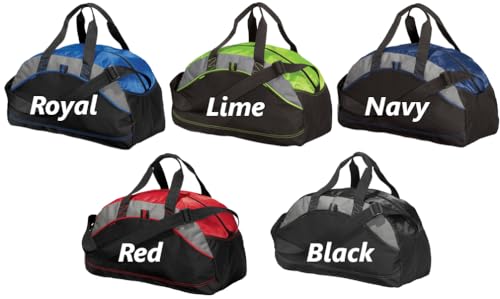 Personalized Football Duffel Bag, Men and Women, Custom Sport Bag with Monogrammed Name, Royal Blue2