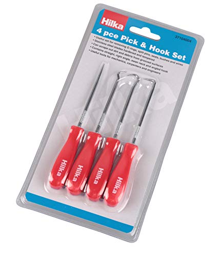 Hilka Tools 37104004 - Juego de 4 ganchos y ganzúas