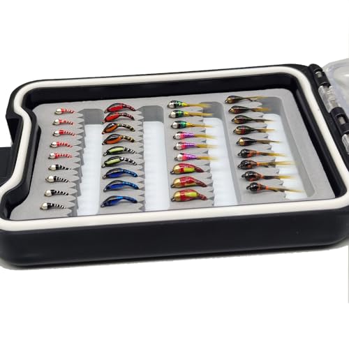 Kylebooker 36Pcs Fly Fishing Flies Assortment Kit Dry Wet Flies Nymphs With Fly Box thumb #5