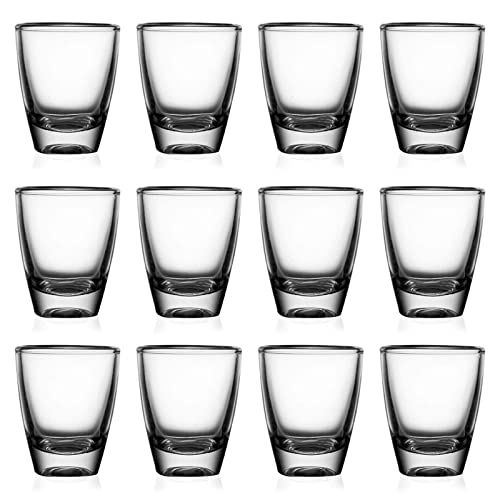 SXCSKJ Bleifreier Glasbecher für Likörgläser, dicker Boden, A32 ml Cover