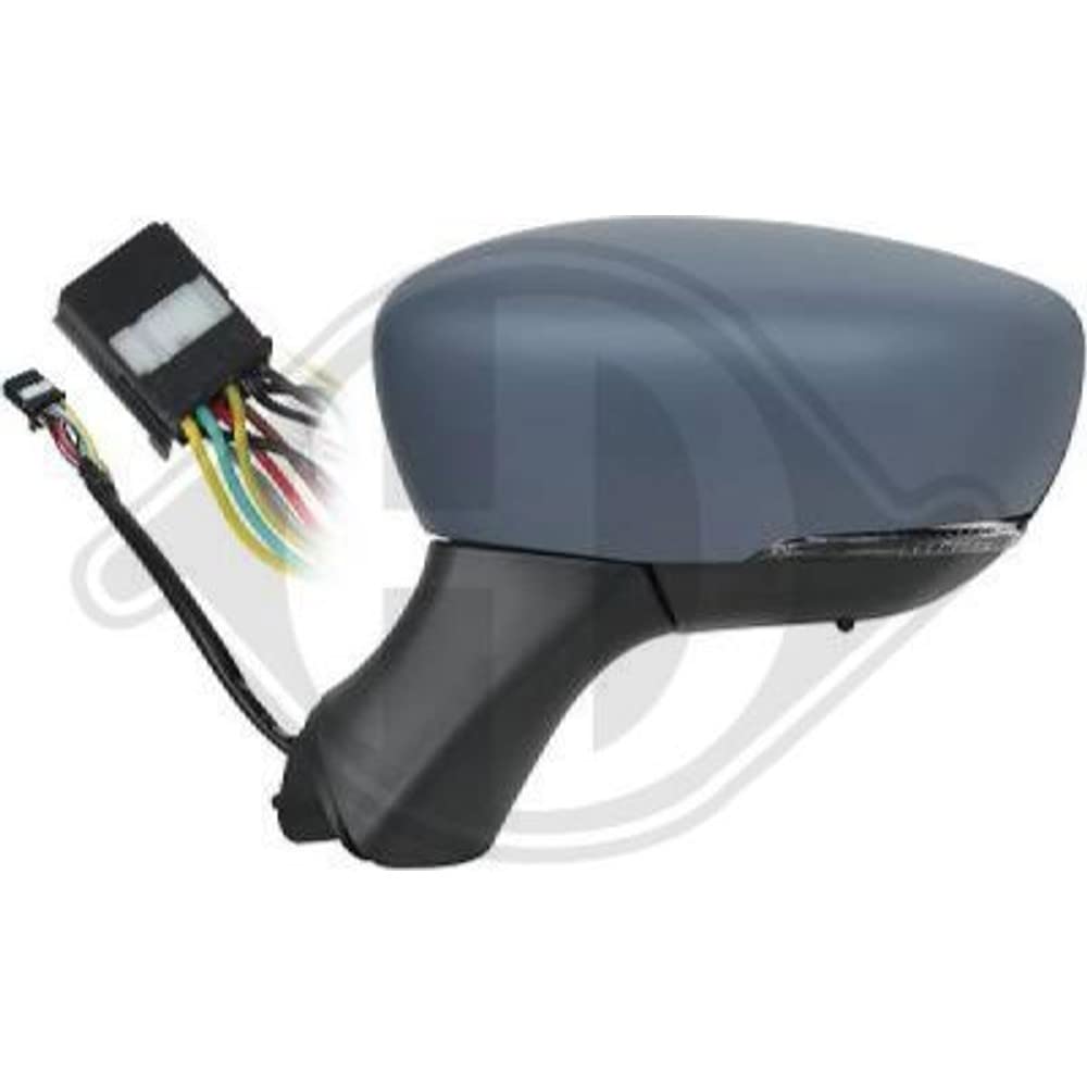 DIEDERICHS 4417025 Espejo retrovisor para ajuste elect. espejo calefactable asférico abatible eléctricamente derecha Compatible con RENAULT Clio 4 Grandtour KH Clio 4 Hatchback BH Clio 4 Furgoneta BH