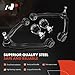 A-Premium 13Pc AWD 4WD Front Suspension Kit, For Chevy GMC Silverado 1500 Sierra 1500 Suburban Avalanche Tahoe Yukon XL Escalade EXT ESV, Upper Control Arm Lower Ball Joint Sway Bar Link Tie Rod End