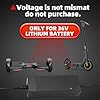 Brokeir UL Listed 42V 2A Replacement Electric Scooter Charger for 36V Hoverboard Charger with 5 Plugs, Compatible with Scooter Power Adapter #3