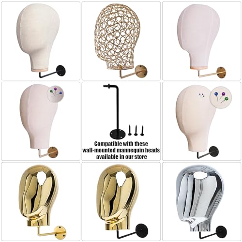 Support tete de perruque mural CHADWICK pour optimiser votre espace coiffage - 8