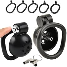 Male Black Sports Lightweight Cage Accessory - Resin Lightweight Breathable - with Metal Tube 1pcs-A313