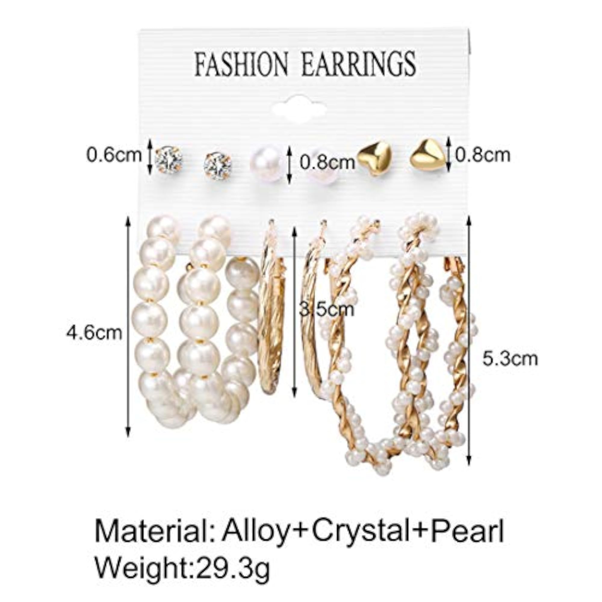 Plated Earrings Combo Set - Stylish and Elegant Jewelry