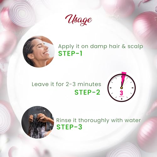 Image of Dhathri Onion Bringa Conditioner with Indian Aloe, Henna & Tulsi | Anti- Hairfall Ayurvedic Conditioner for Long & Thick Hair | Paraben & SLS Free | All Hair Types, 300ml