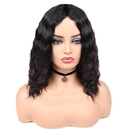 Natural Black Hair Bun Afro Curly Human Hair Pieces