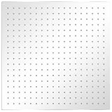 Generico Testa Doccia a Pioggia in Acciaio Inossidabile 50x50cm Quadrata,Argento,3.57kg,142163