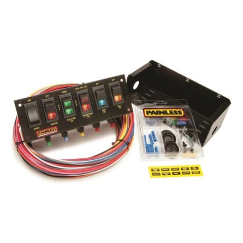 Painless Wiring 50302 Race Car 6 Switch Panel Cover