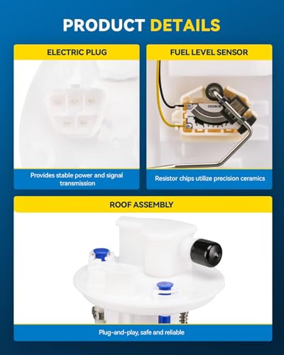 Image of PHILTOP Electric Fuel Pump Assembly FG1969 Fit for Toyota Camry, Avalon