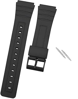 18mm Compatible with CASIO F-91W F-91WG F-91WM F-94WA F-93W F-105W F-106W F-28W, Adjustable Band with Pin Buckle, 20mm Wid... Price In India