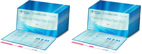 Image of Clinical Guard 50 Pregnancy Test Strips - Sensitive & Accurate Measurement Within 5 mins - Early Detection Pregnancy Test Strip - Easy to Use for Home Tests - HCG Test Strip Kit (Pack of 2)