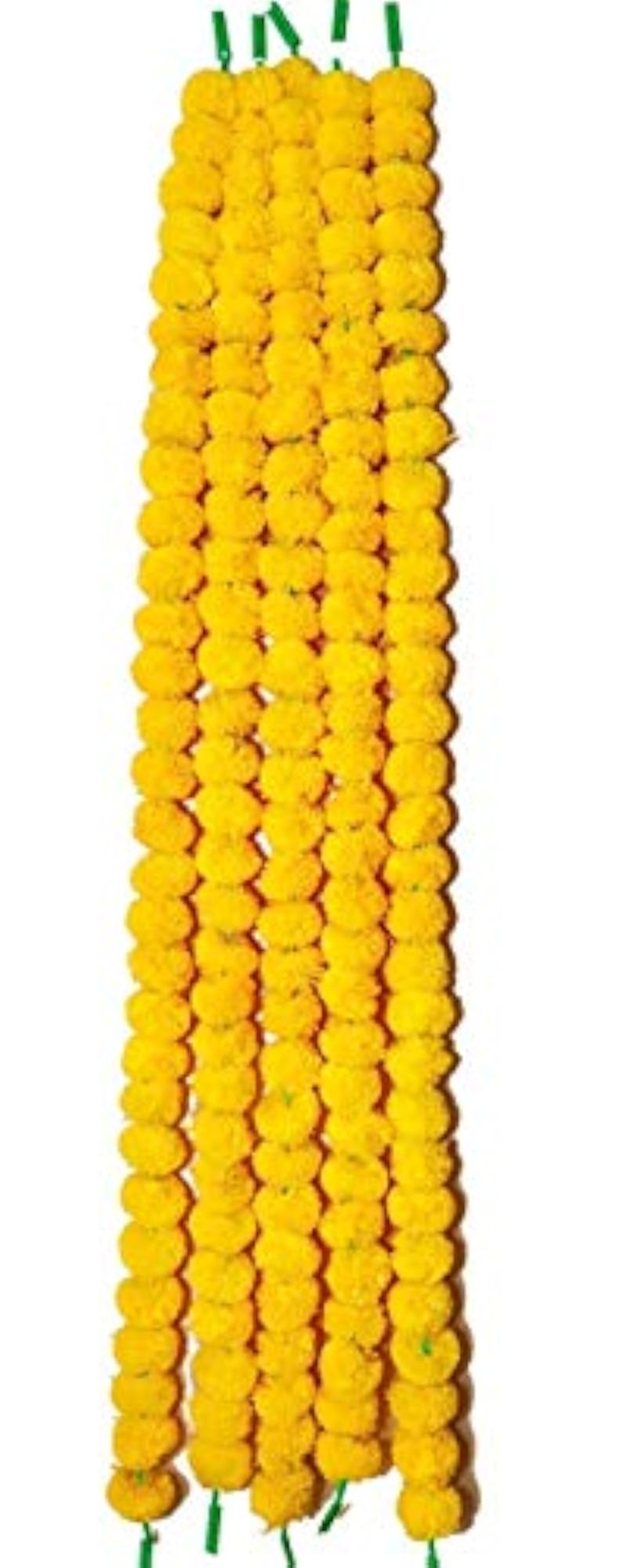 Genda Phool Artificial Marigold Fluffy Long Handmade Backdrop