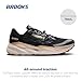 Brooks Men’s Cascadia19 GTX Waterproof Mountain Trail Running Shoe - Black/Ebony/Chateau Gray - 9 Medium