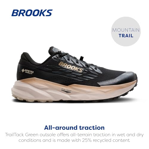 Brooks Men’s Cascadia 19 GTX Waterproof Mountain Trail Running Shoe2