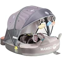 Mambobaby Float Deluxe Baby Pool Float with Canopy & Tail (Various)