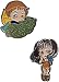 Seven Deadly Sins: King and Diane Group Metal Pins