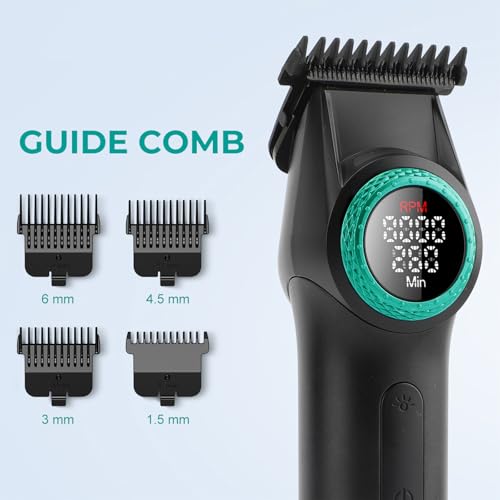 VGR Aparador de cabelo profissional 977 para homens, cortador de cabelo de 8000 rpm, aparador de lâm