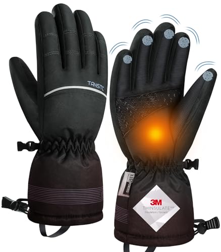 RUIXUE - RUIXUE Winter Thermal Gloves -25℉ Coldproof Touchscreen Ski Gloves 3M Thinsulate Waterproof for Cycling Running Climbing Hiking Outdoor Sports
