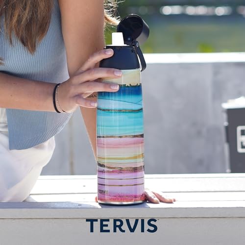 Tervis Venture Water Bottle Kelly Ventura - Protea Made in USA Double Walled Insulated Tumbler Travel Cup Keeps Drinks Cold & Hot, 36oz, Stainless Steel by Tervis - Image 7