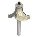 uxcell 1/4-inch Shank 1-inch Cutting Dia 2 Flutes Corner Round Roundover Router Bit Gold Tone