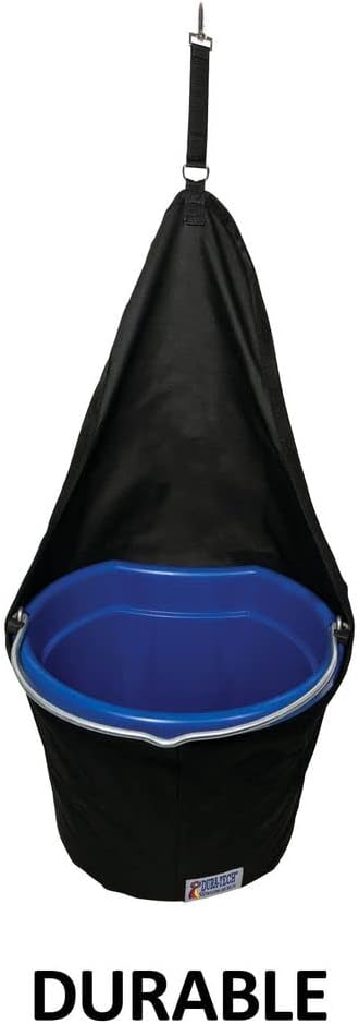 Dura-Tech Scratchless Trailer Bucket Bag | Easily Hang Buckets Easy Application | Durable 1200D Material | Versatile Use | Color Black