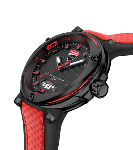 Ducati Silicone Analog Black Dial Men's Watch-Dtwgn2018904 - Image 2