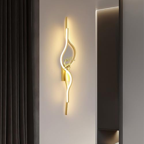 Apliques de pared interior LED regulables 3000K-6500K de aluminio 7